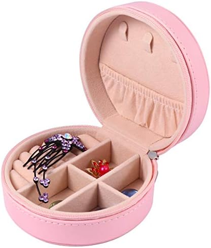 PRETYZOOM PU kožna kutija za nakit Organizator prenosiva kutija za nakit vitrina za odlaganje za naušnice prsten ogrlica narukvica