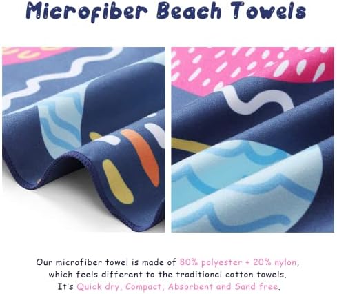Vaš izbor ručnika za plažu od mikrovlakana, ručnik bez pijeska, ručnik za plažu, brzo suha plaža, ekstra veliki ručnici za plažu za