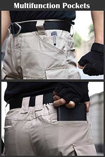 Navekull muške taktičke hlače na vanjskim hlačama Rip, lagan vodootporan Vojni borbeni teretni radovi planinarske pantalone