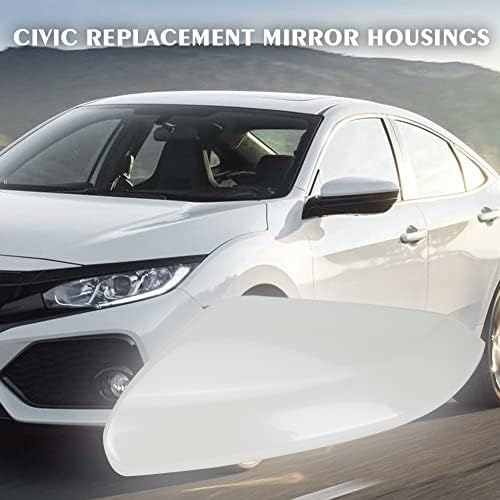 1 kair sjajni crni bočni ogledalo poklopac kućišta kompatibilan sa Honda Civic -2019 2020 2021 Honda Insight 2019-2021, direktna