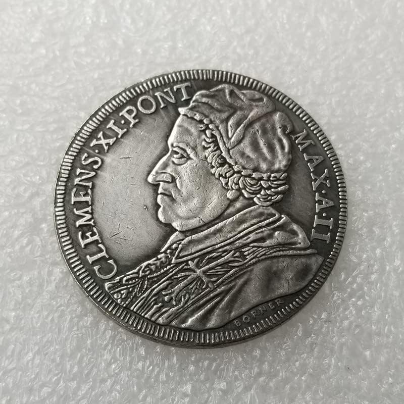 Starinski zanati 1702 Italijanski srebrni srebrni dolar srebrni krug coins antičke kolekcija 63