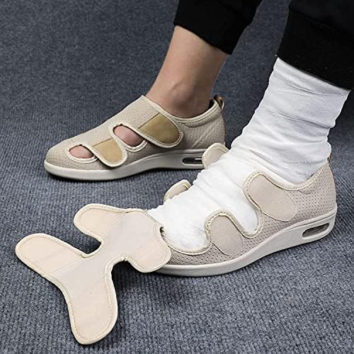 Zbjh Extra široke dijabetičke cipele sa otečenim stopama široko postavljanje velikim veličinama artritis esema stopala obuća prozračna