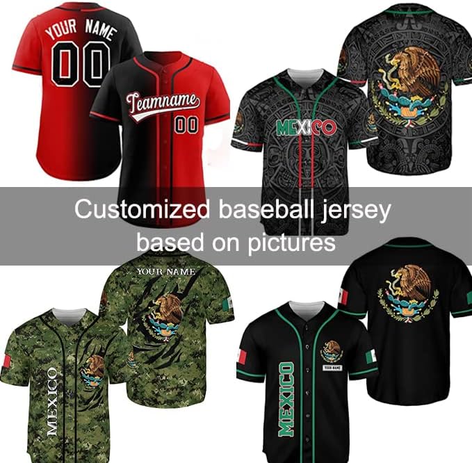 Personalizirani naziv Broj meksičkog bejzbol dresova, 2023. Svjetski bejzbol klasični dres za majicu za muškarce
