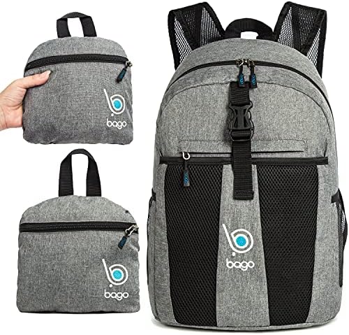 Bago lagan ruksak za žene i muškarce - 25L Putovanja za putovanja - Sklopivi pješački dnevni paket ultralight