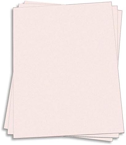 Praškaste ružičaste kartice - 11 X 17 Gmund boja Matt 111LB poklopac, 25 paketa