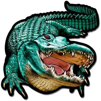 GT grafički alligator Gator JAWS - vinil naljepnica vodootporna naljepnica