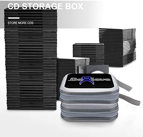 Clonski karcinom karcinoma Vjerujte CD Case Case Plastični DVD držač nosača Novčanik Portable Organizator za pohranu za automatsko