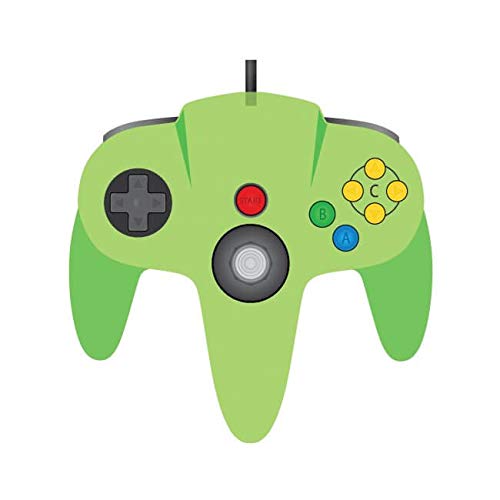 TeknoGame N64 žičani kontroler Clear Green za Nintendo 64 sistem igara