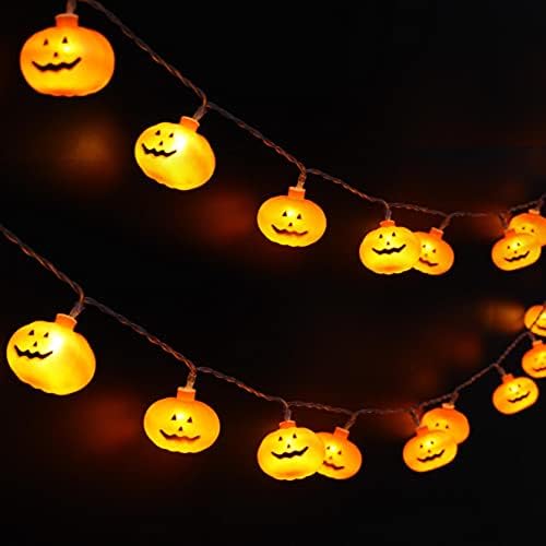 Halloween Pumpkin Lantern žičana svjetla, ukrasi za Dan zahvalnosti padaju žičana svjetla sa 8.2 Ft/20 LED za Unutarnji Vanjski Jesenji