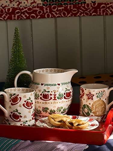 Emma Bridgewater Handmade keramički božićni pudingi Poklon polu-pinta Kafa i čaj