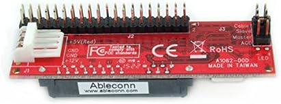 Hard disk ili optički pogon Ableconn IDE40-SAT sat do ide 40-pinski mini vertikalni adapter - SATA HDD / SSD / neparni pretvarač matične