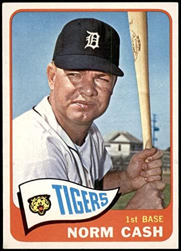 1965 TOPPS 153 Norm Cash Detroit Tigers Ex / MT + tigrovi