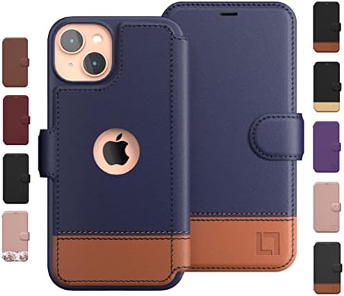 Lupa Legacy iPhone 14 torbica za novčanik za žene i muškarce, futrola sa držačem kartice [Slim & zaštitni] za Apple 14 , veganska
