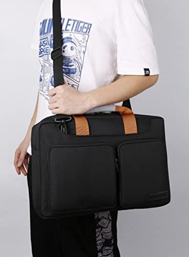 Cargella 16 inčni torba za prijenosnu računaru, proširiva aktovka - računalna torba za muškarce i žene, torba za prijenosna ramena
