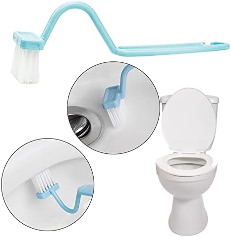Metalni umivaonik za sanitarnu oblogu u obliku oblikovanog čišćenja WC školjka plastična četkica za čišćenje četkica Četkica za čišćenje