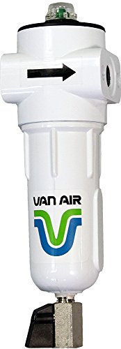 Van Air Systems F200-0025-3 / 8-C-MD-PD6A-C F200 serija komprimirani zrak, uklanja ulje, vodu i čvrste tvari, indikator diferencijalnog