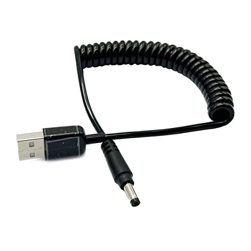 Zamorani USB na DC 4,0 mm x 1,7 mm DC bačva za napajanje, 2pack USB 2.0 A muški do DC 4,0 * 1,7 mm 5V kabel za punjač za Sony PSP