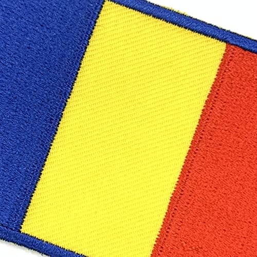 A-Ona Europska unija Shield Patch + Rumunjska zastava zastava, vojni uniformni grb, državna željeza EU na zakrpama za šorc, traperice,