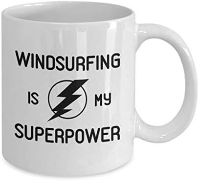 Windsurfing je moj supersila za kafu surfer coworker fiend poklon hobby putni kup prisutan