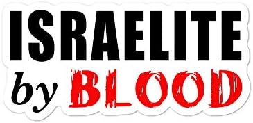 Hebrejski Izraitet po krvi DNK Tribe Judah Torah naljepnica bez mjehurića