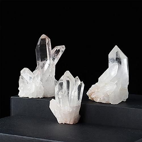 SXRC prirodni bijeli kristalni kvarcni klaster, 20-80g prirodni stijenski stijenski geude kameni, liječenje kamena kristalno čistog