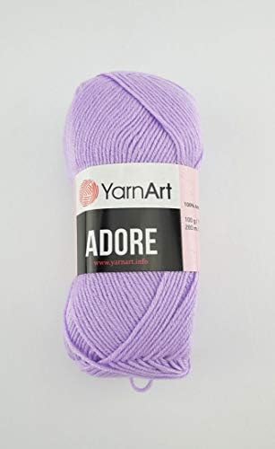 5 x 100 g YarnArt Adore obična pređa za pletenje protiv pilinga Turska pređa