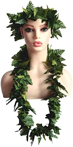 Set ogrlice za bestopadard Postavite narukvice na narukvice za ples cvijet Garland Set Scrunchie Set Hawaiian Leis Leave Weatheat