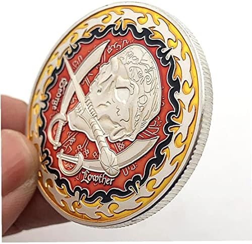 Ruluti gusarski novčić Srebrna navigacija Nostalgična kolekcija novčića za suvenir Lubanje kovanice jedrilice