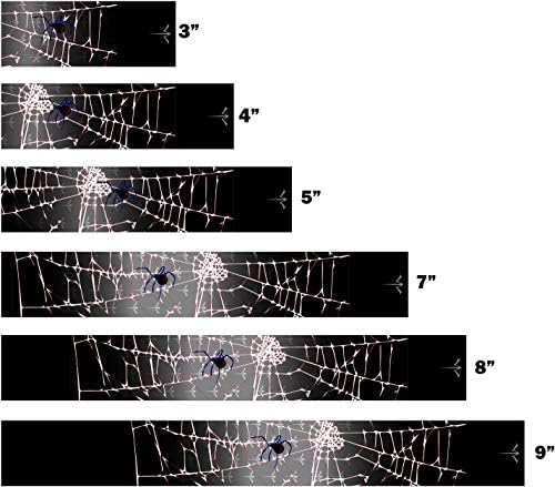 Bijela Voda Streličarstvo Ne-Laminirana Siva Crna Udovica Spider Web Black Fade Arrow Wraps 15 Pc Paket Odaberite Dužinu Širine