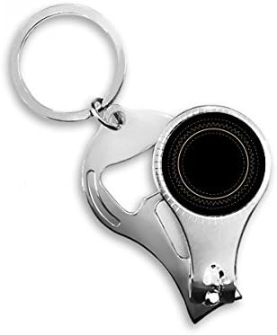 Uzorak geometrija krug oblika za nokte na nokte za prsten za ključeve ključeva za ključeva