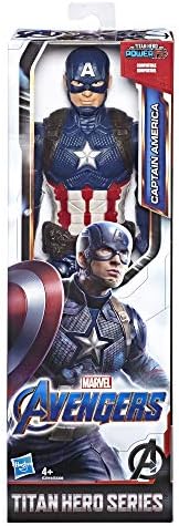 Avengers Marvel Endgame Titan Hero serija Kapetan Amerika 12 - skala super heroj akciona figura igračka sa Titan Hero Power Fx portom