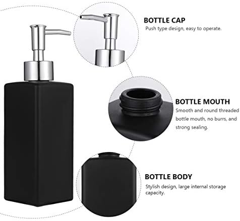HEMOTON Pump boca sa pumpom 350ml Razvojene sapula za punjenje Pumpe pumpe prazne boce za tekuće sapun šampon losions ručno dispenzeri
