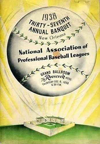 Ford Frick potpisao Psa / DNK sertifikat 1958 Napbl potpisan Program Authentic Autograph-Autographed MLB Magazines
