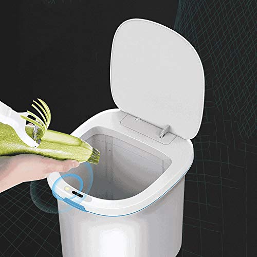 TKFDC Kreativna Električna kanta za smeće indukcijska kanta za smeće u domaćinstvu sa poklopcem pametna beskontaktna kuhinjska toaletna