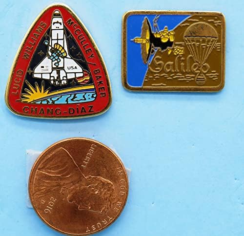 NASA Vintage Pin par Space Shuttle STS - 34 i Galileo Jupiter sonda
