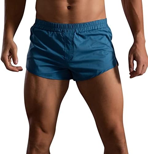 BMISEGM muške bokserske kratke hlače Muške ljetne hlače od pune boje Elastična opsega labavi brzi suhi casual sportski trčanje ravno