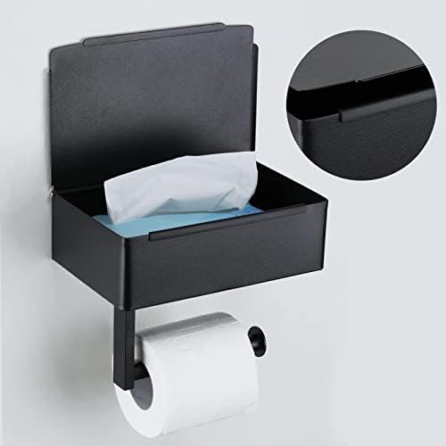 SCDGRW Držač za toaletni papir sa policama, raspršivač i skladištenje obloge uklapaju se bilo kojim kupatilom, držite svoje vlažne