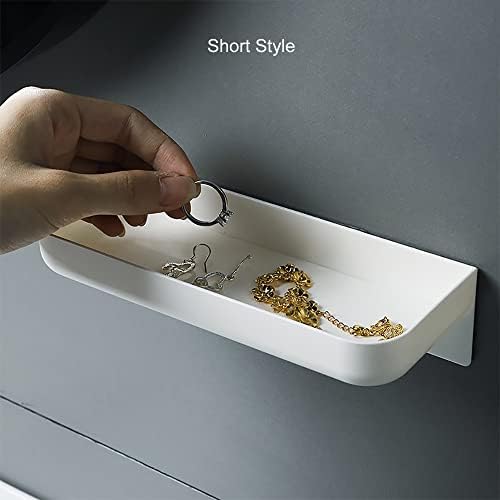 Epizdiz 2 stilova ljepljiva plastična ploča za plutajuće police na zidnom pričvršćenom tuš organizatoru Caddy za kupaonicu Kuhinjski