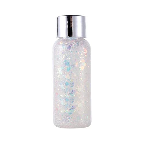 Sireid Glitter Glitter sjenilo Gel Diamond Glitter Glitter Sequins za makeup lica za kosu za kosu nokte Svečane zabave Vodootporni