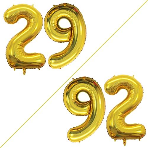 Goer 42 inčni svijetlo plavi broj 90 baloni, baloni za helijum jumbo folije za 90. rođendanski ukrasi i obljetni događaj