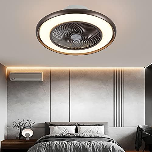 Cutyz spavaći ventilator sa stropnim svjetlom i daljinskim upravljačem Mute ventilator 3 brzine LED zatamnjeni stropni ventilator