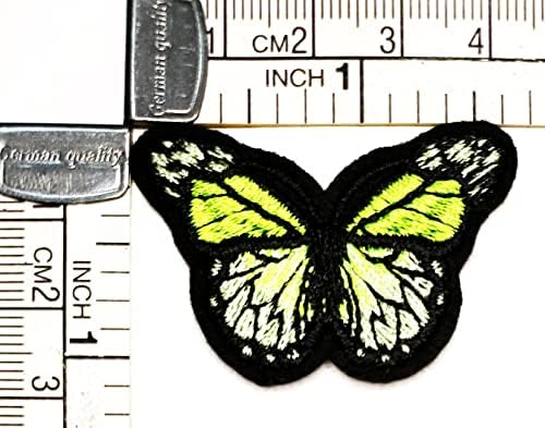 Kleenplus Mini zeleni leptir šije željezo na vezenim zakrpama slatka životinjska crtana modna naljepnica Craft projekti dodatna oprema