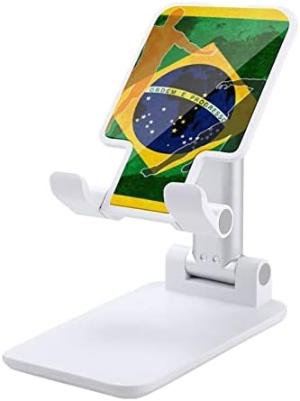 Fudbal Brazilska zastava Sklopivi ćelijski štand Podesivi nosač telefona Podesitelj telefona FIT za sve 4-13 pametni telefoni jedna