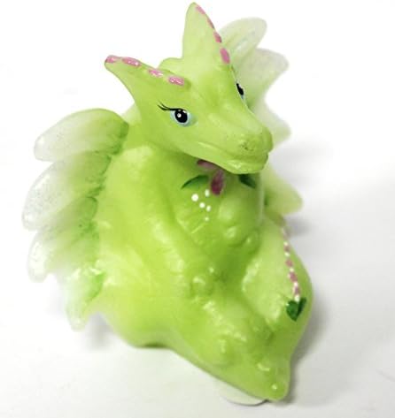 Fenton ručno izrađena umjetnička stakla Lima Little Green Dragon Figurine Lenox