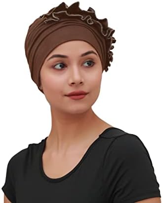 SAKUCHI bambusova kapa sa kemoterapijom za žene kapa sa kapicama Turbans kapa za glavu