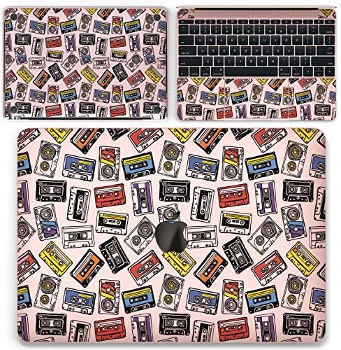 Vinil čista koža Kompatibilna s MacBook Pro 13 2019 Pro 16 2020 MAC Air 13 2018 Retina 15 Air 11 Mac 12 Dizajn Print Vintage Cover Moys Trendy naljepnice Retro naljepnice Slatke kasete FC534