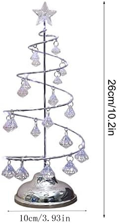 9q38um božićne lampice Crystal božićne svetla svetla bakrene žice noćna svjetla