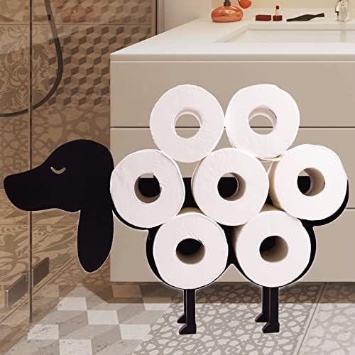 Držač za toaletni papir Stalak za zid Besplatno Stojeći smiješni držač za životinjsko tkivo za kupaonice Organizator