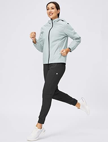 G postepene ženske joggers hlače sa džepovima sa zatvaračem Stretch suženi atletski jogeri za žene salon, jogging, vježbanje