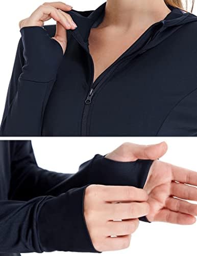 Coorun ženska vježba duhovni jakna puna zip aktivne jakne zagrijavanje zagrijanog kaputa palac rupa sportska odjeća sa džepovima